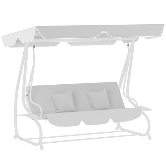 Outsunny Waterproof Garden Swing Canopy Replacement 3 Seater