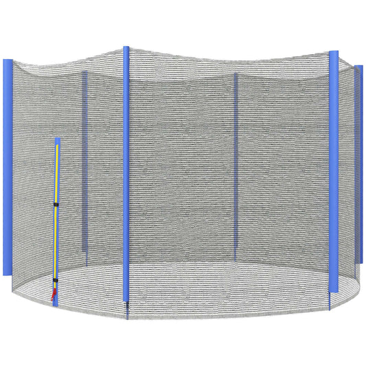 SPORTNOW 8ft Trampoline Net Replacement Safety Net with Zipped Door
