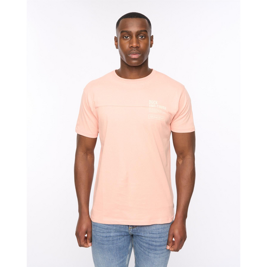 Seamtext T-Shirt Coral