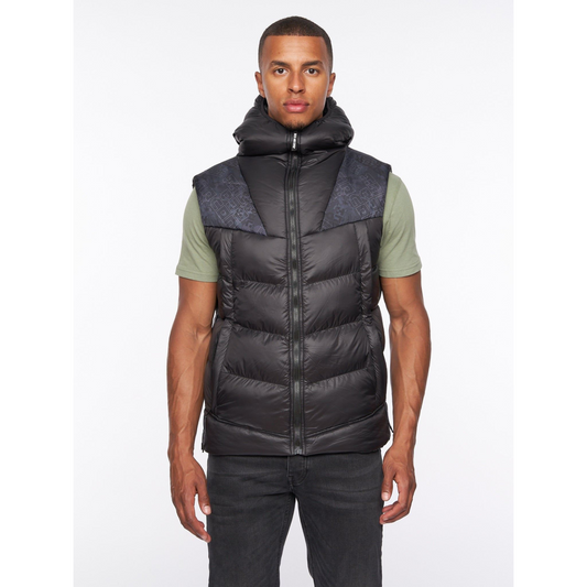 Rierson Hooded Gilet Black