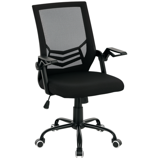 Vinsetto Mesh Swivel Office Chair Task Computer Chair w/ Lumbar Support