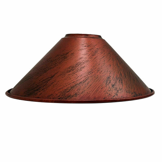 Vintagee 22 x 10cm Cone Light Shades Metal Easy Fit Ceiling Pendant Hanging Wall Lampshade