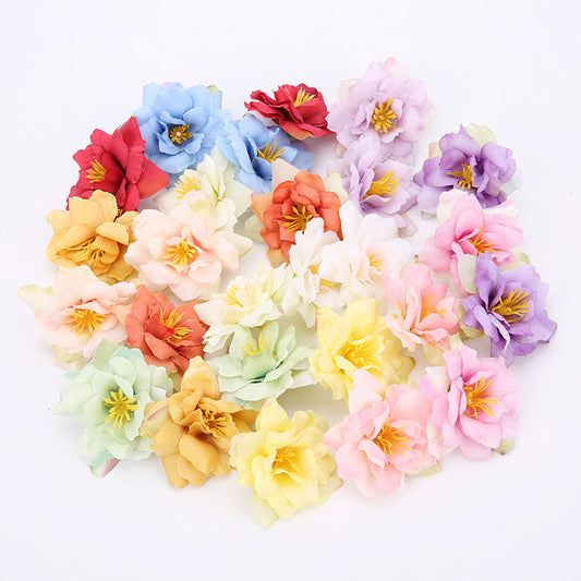 MENGHAO 5.5cm Silk Artificial Orchids - Ideal Home Decor & Wedding Flowers