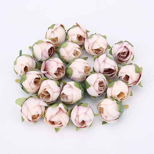 QIANHUAYU Silk Rose Heads - Versatile Flowers for DIY Home Decor & Events