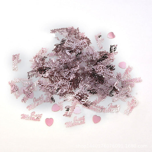 PartiesTour Rose Gold Confetti for Weddings & Parties - 15g Table Decor
