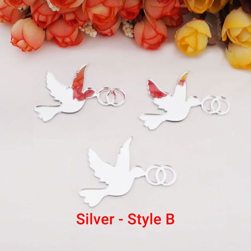 30 Pcs DIY Acrylic Mirror Dove Party Decor - Perfect for Weddings & Events