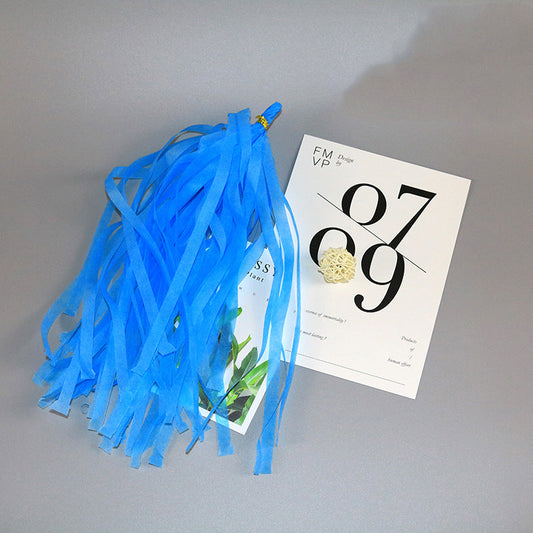 Youyouhuan Shiny Tassel Garland Banner – Vibrant Party Decor Supplies