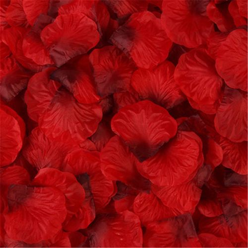Decorative Silk Rose Petals - Multicoloured, 100/500PCS for Events