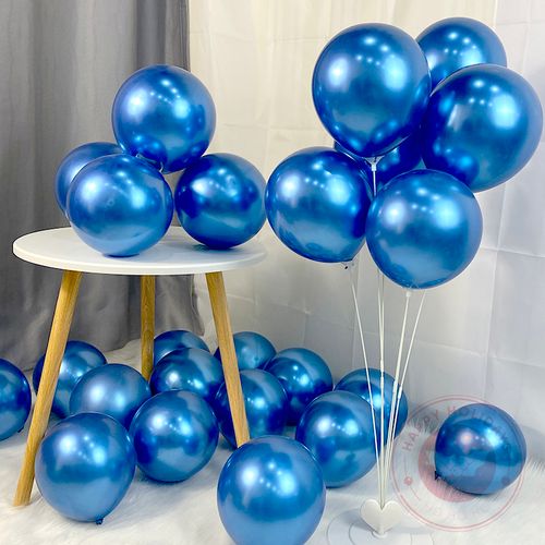 JIMITU Metallic Balloons - 20pcs Round Birthday Party & Wedding Decorations