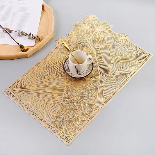 Eco-Friendly PVC Vinyl Placemat - Heat Resistant & Easy to Clean