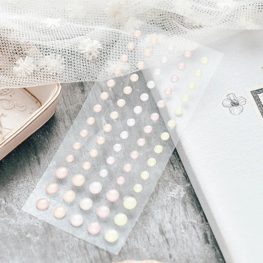 High-Quality Enamel Dots - Crafting Essential Stickers - 70 Pieces