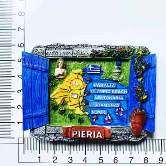 3D Greece Zakynthos Ketalonia Fridge Magnets - Unique Souvenirs Decoration