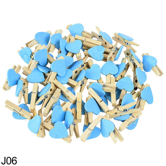 YONGSNOW Wooden Heart Decorations - 50PCS for Various Occasions