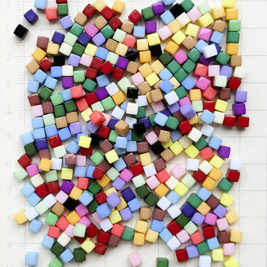 Acrylic Mosaic Tiles - 4mm Miniature for DIY Crafts and Decor