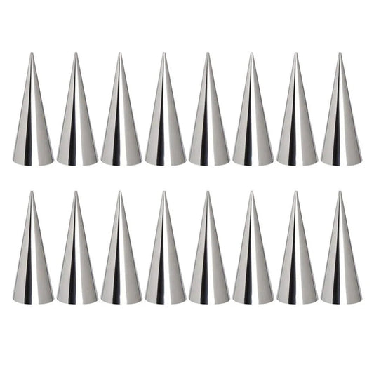 Versatile Stainless Steel Baking Tools - Reusable Pastry Mould Set