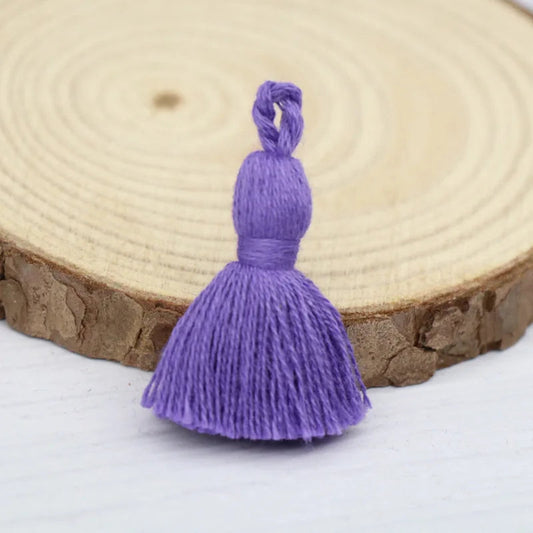 10pcs Mini Cotton Craft Tassels for DIY Jewellery & Home Decor