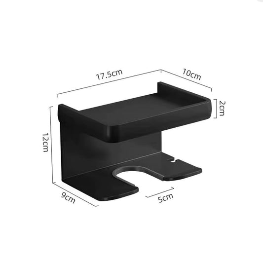 Multi-Function Coffee Portafilter Wall Rack - Space Aluminium Convenience