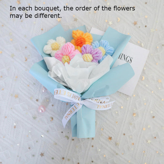 Bright Artificial Flower Bouquet - Vibrant Decorative Floral Gift