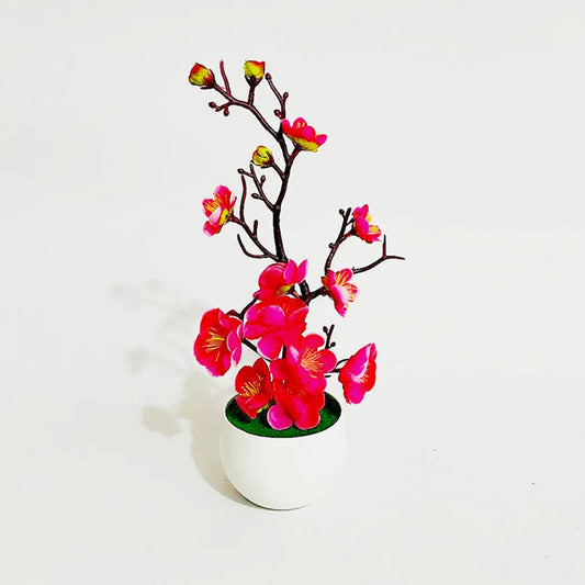 Vibrant Artificial Flowers - Durable & Decorative Potted Plants
