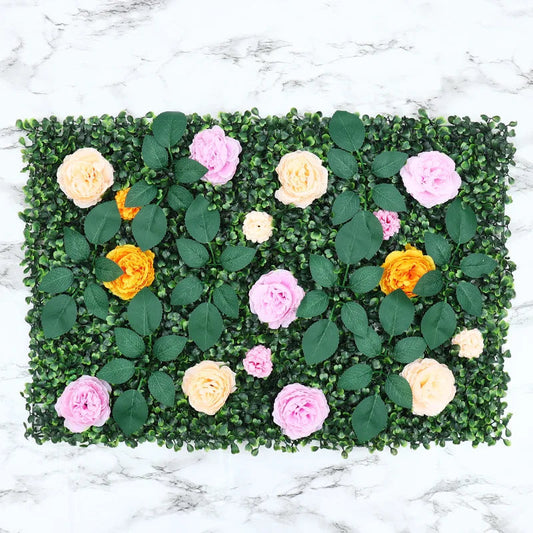 Artificial Wedding Flower Wall - Elegant Decoration for Any Occasion