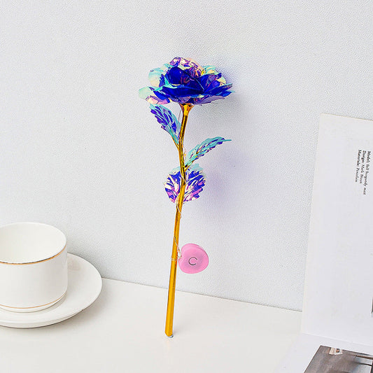 Artificial Rose Flower with Vase - Perfect for Valentine's Day Gifts