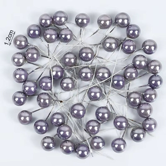 ZQCXLD Artificial Flower Stamens for Home Décor - 100 Pcs Vibrant Style