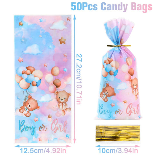 Adorable Baby Shower Gift Bags - Perfect for Gender Reveal Parties
