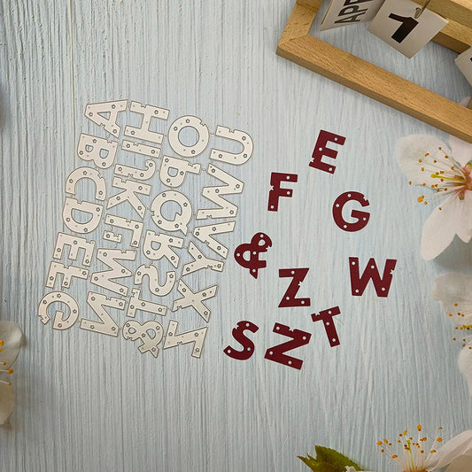 Alphabet Dies WL02 - Custom Letter Patterns for Creative Projects