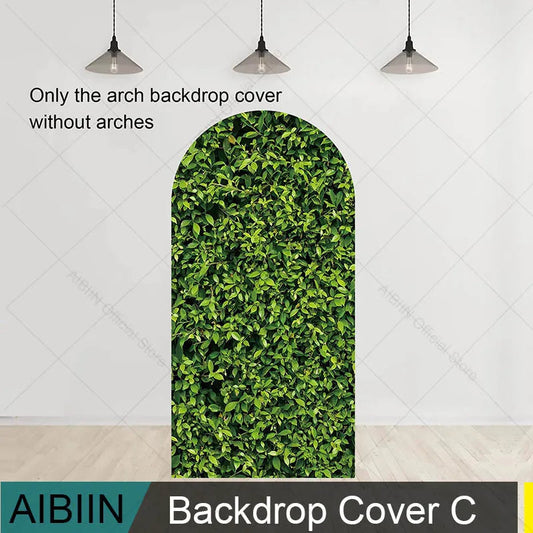 AIBIIN Arch Backdrop Cover for Jungle Safari Party Decor & Photography