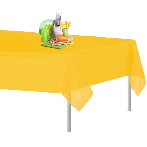 GrandFlavor Disposable Table Cloths - Budget Friendly & Easy Clean Up