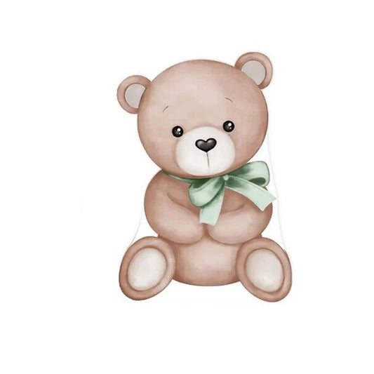 18/24/36inch Bear Birthday Party Cutouts Teddy Bear We Can Bearly Wait Backdrop KT Board for Baby Shower Background Decor