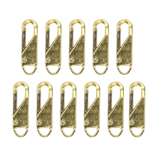 5 PCS Zipper Slider Puller Instant Zipper Repair Kit Replacement Broken Buckle Travel Bag Suitcase Zipper Head DIY Sewing Craft