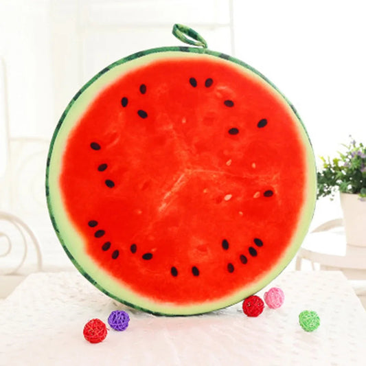 1 Pc Pillow 40cm Seat Cushion Fruit Shape Round Pillow Plush For Outdoor Home Garden Living Room Home Decoration Accessories