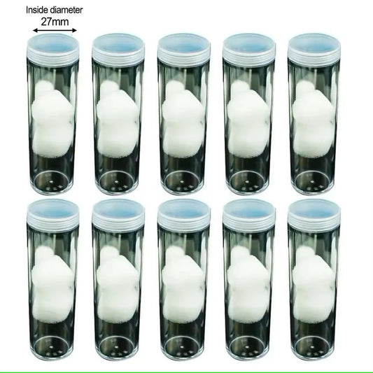 10pcs 27/30mm Coin Storage Tube Penny Coin Capsules Tube Coin Organizer For Coin Collection Protection Tube Boxes Container