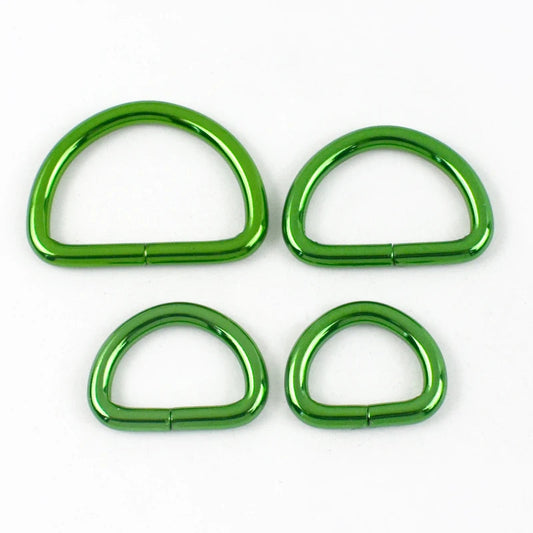 Meetee Durable Zinc Alloy D Ring Metal Buckles for Bags & Crafts
