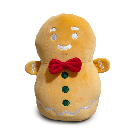 Squidglys Baker Street Christmas Gingerbread Man Plush Toy