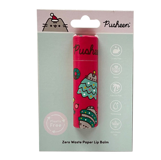 Christmas Pusheen the Cat Paper Stick Lip Balm