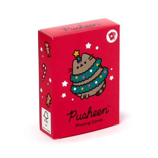 Christmas Pusheen the Cat Standard Playing Card Deck