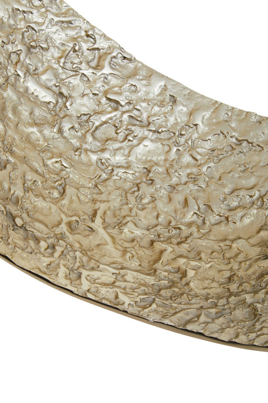 Akola Gold Textured Decorative Dish | Luxury Home Accessories | Heulog Glow