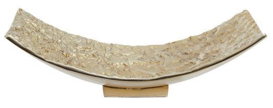 Akola Gold Textured Decorative Dish | Luxury Home Accessories | Heulog Glow