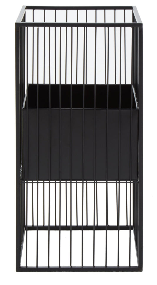 Alden Black Floor Standing Planter | Luxury Home Accessories | Heulog Glow