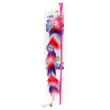 All For Paws Furry Ball Long Fluffy Wand Red | Luxury Home Accessories | Heulog Glow