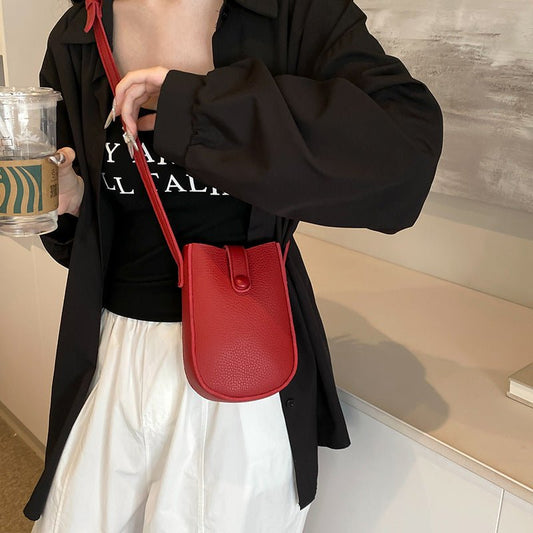 All-matching And Lightweight Soft Leather Mobile Phone Shoulder Messenger Bag | Luxury Home Accessories | Heulog Glow
