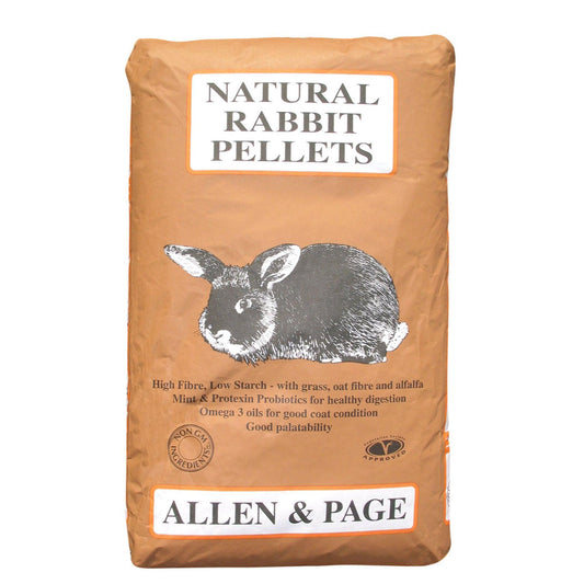 Allen & Page Natural Rabbit Pellets | Luxury Home Accessories | Heulog Glow
