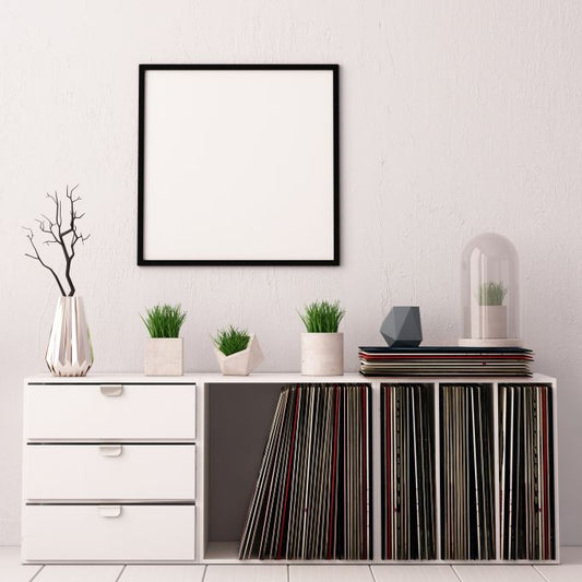 Foil Wrapped MDF Picture Photo Frame Fitted with Perspex Plexiglass, Grey Frame