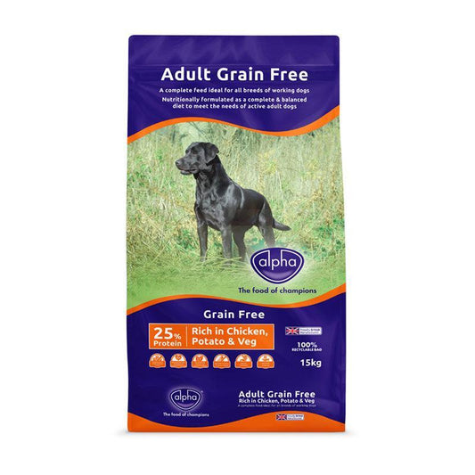 Alpha Adult Grain Free Chicken | Luxury Home Accessories | Heulog Glow