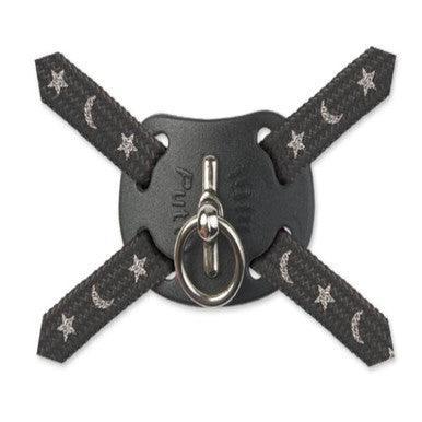 Ancol Cat Harn and Lead Set Moon and Stars Black | Luxury Home Accessories | Heulog Glow
