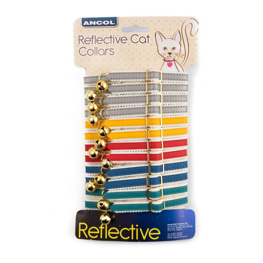 Ancol Cat Reflective Collars Card x12 | Luxury Home Accessories | Heulog Glow