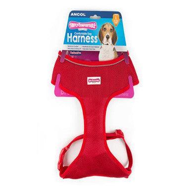 Ancol Comfort Mesh Harness Red Large 53-74cm | Luxury Home Accessories | Heulog Glow