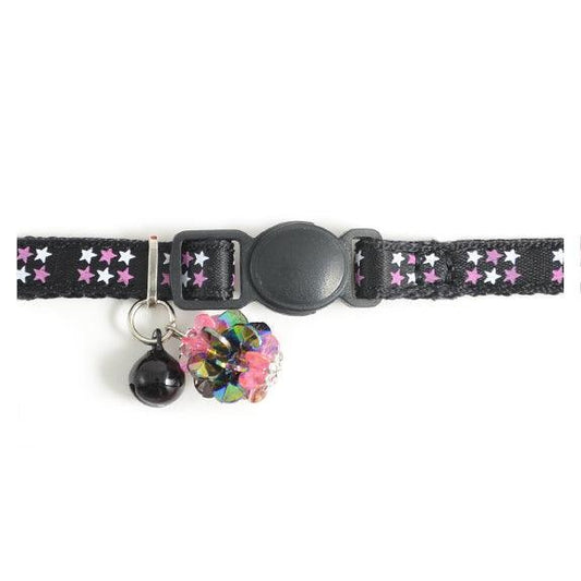 Ancol Kitten Collar Luxury Star Black | Luxury Home Accessories | Heulog Glow